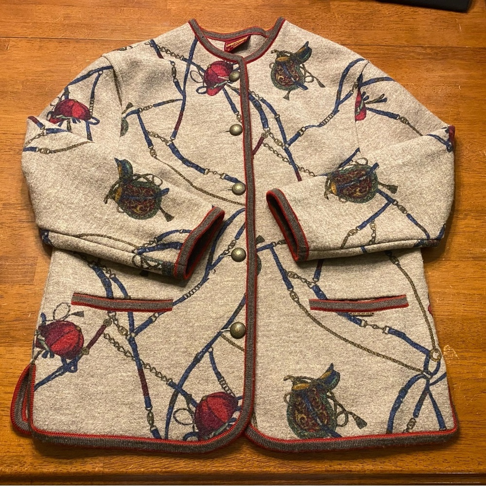 VTG Geiger Equestrian Boiled Wool Jacket